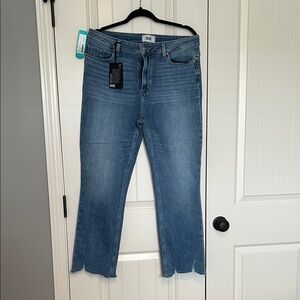 PAIGE Straight Leg Jeans in Classic Blue - style “Cindy”